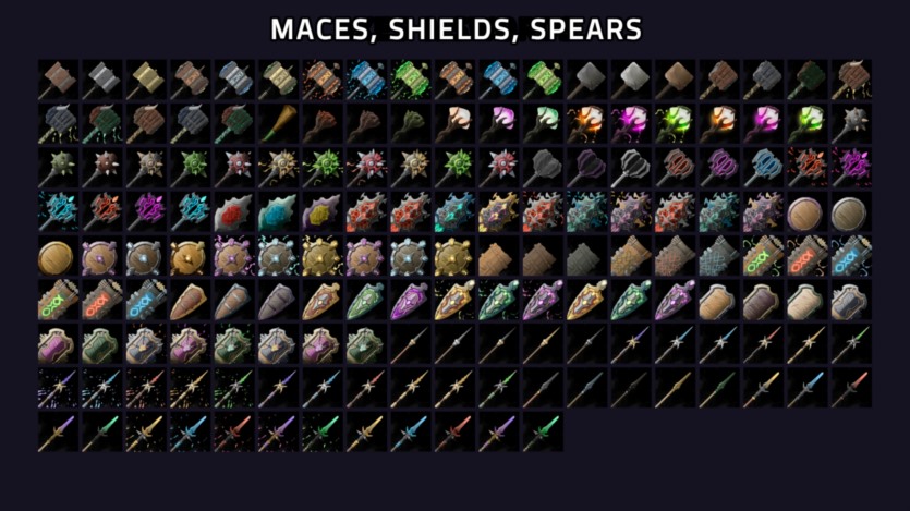 UE虚幻引擎3000+ RPG 物品图标 3000+ RPG Item Icons