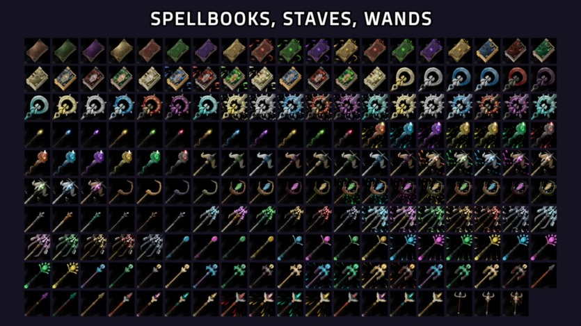 UE虚幻引擎3000+ RPG 物品图标 3000+ RPG Item Icons