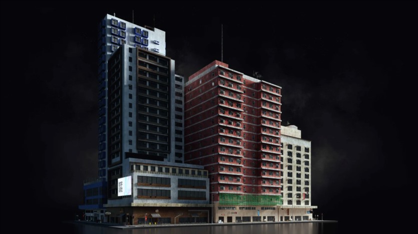 香港城市建筑街区小巷3D模型 Kitbash3D - Hong Kong (格式：Blend）