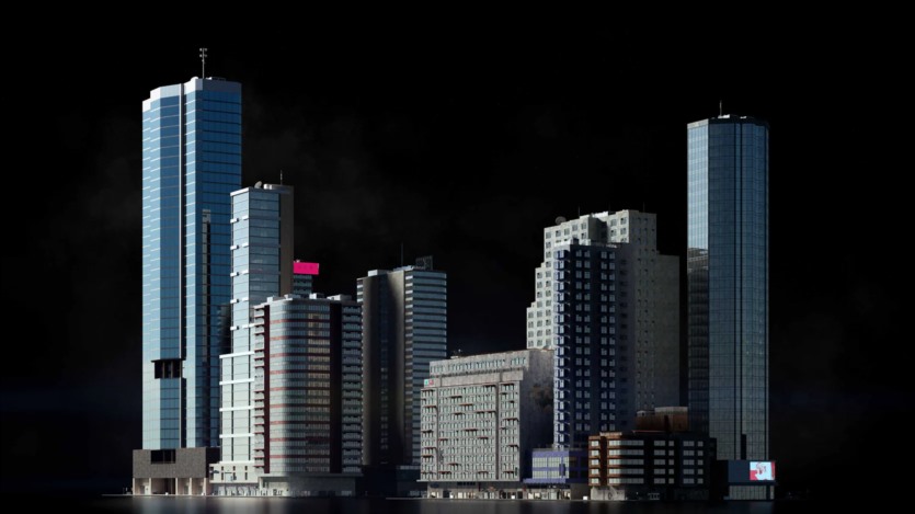香港城市建筑街区小巷3D模型 Kitbash3D - Hong Kong (格式：Blend）