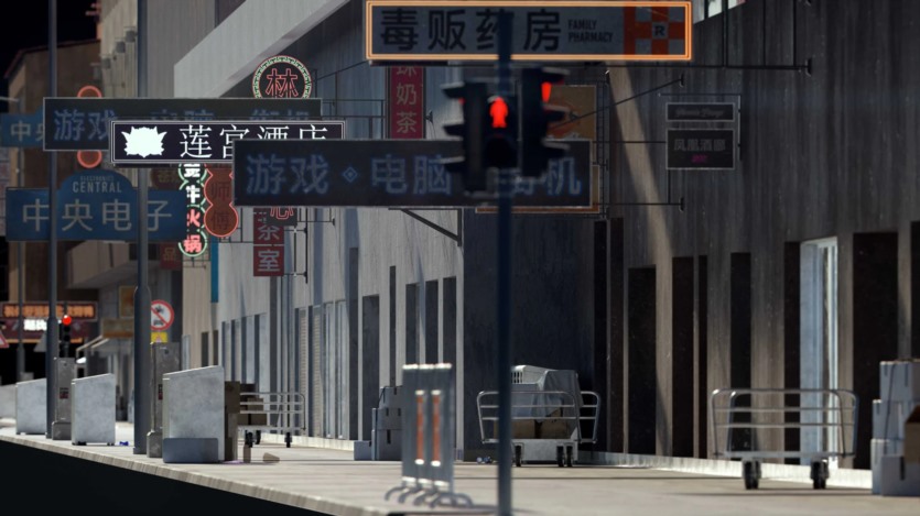 香港城市建筑街区小巷3D模型 Kitbash3D - Hong Kong (格式：Blend）