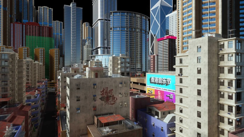 香港城市建筑街区小巷3D模型 Kitbash3D - Hong Kong (格式：Blend）