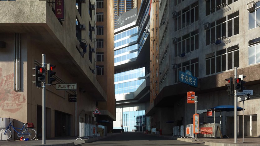 香港城市建筑街区小巷3D模型 Kitbash3D - Hong Kong (格式：Blend）