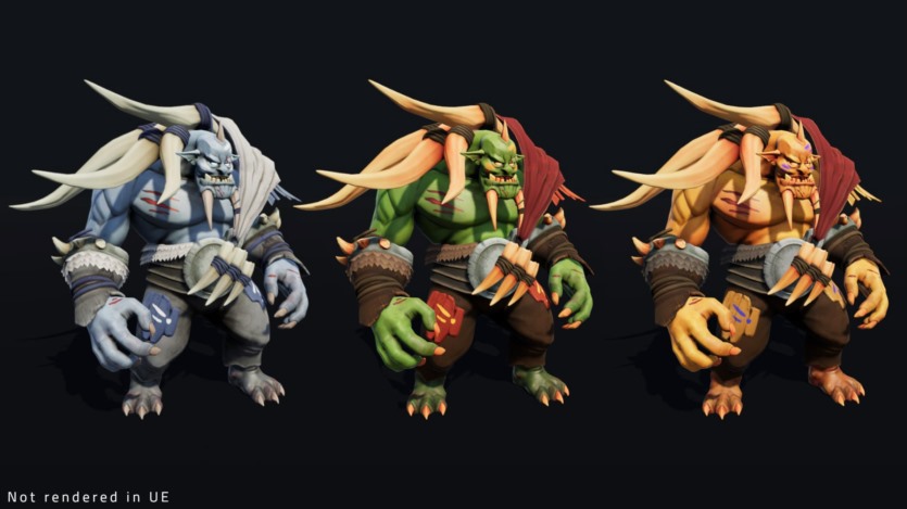UE角色RPG游戏的风格化兽人 Stylized Orcs - RPG NPC