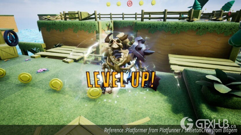 UE游戏等级提升特效 GOOD FX Level Up