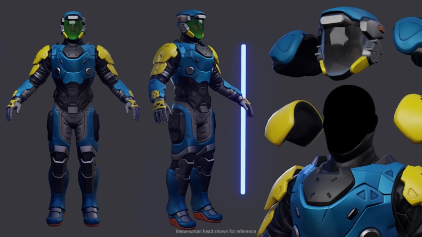 UE虚幻引擎资产 科幻士兵套装 SciFi Troopers Set