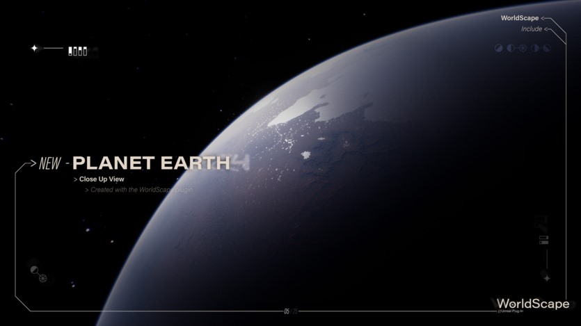 UE插件 - 制作真实的行星和无尽的世界 WorldScape Plugin - Making real planets and Endless worlds