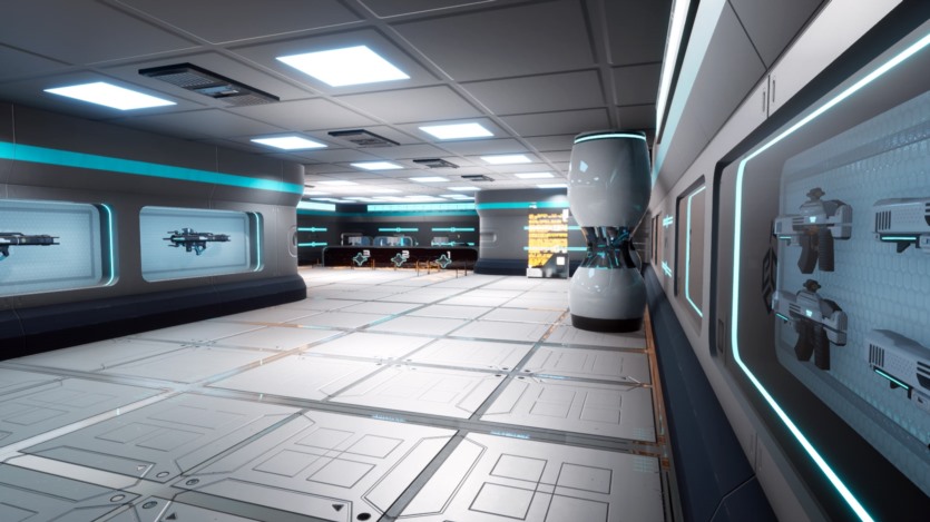 UE虚幻引擎游戏武器中心模块化未来科幻 WEAPON CENTER MODULAR FUTURISTIC SCI FI