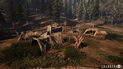 UE中世纪的帐篷和帐篷露营游戏道具包 Medieval Tents & Camping Props Pack
