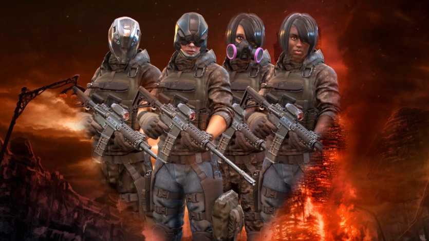 UE虚幻引擎定制女士兵角色 Customized Soldier Woman