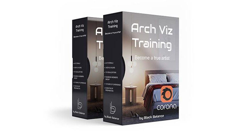 国外Corona室内外渲染教程（中文字幕） ArchVizArtist – Corona Training
