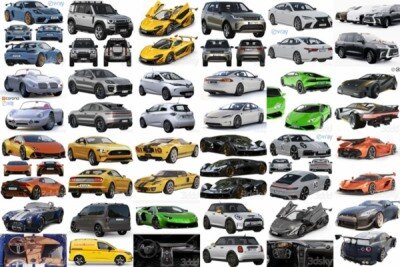 3DSky Pro 45套高精度汽车3D模型合集 3.41GB (MAXOBJFBX)