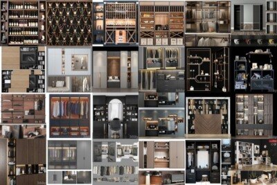 3DSky Pro 168套边柜几柜酒柜衣柜装饰柜3D模型合集