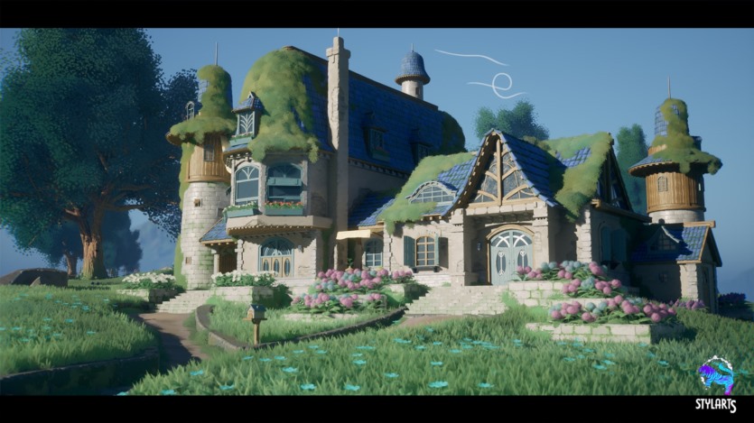 Stylized Azure Hillside - UE5 ( Azure , Hillside , Hill , Stylised )