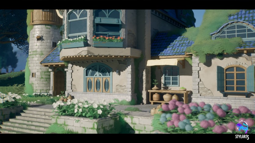 Stylized Azure Hillside - UE5 ( Azure , Hillside , Hill , Stylised )