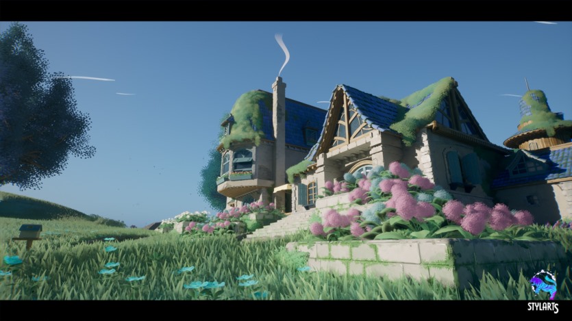 Stylized Azure Hillside - UE5 ( Azure , Hillside , Hill , Stylised )