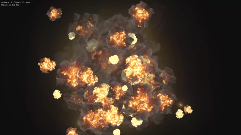100个Unity高品质爆炸特效 100 Explosion Pack v2.0