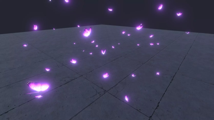 完美适合任何游戏的蝴蝶资产 Butterflies pack 3D v2.00