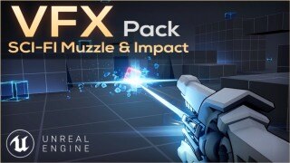 风格化FPS枪口和撞击射击游戏特效 VFX Pack – Stylized FPS Muzzle and Impacts Effects 5.1
