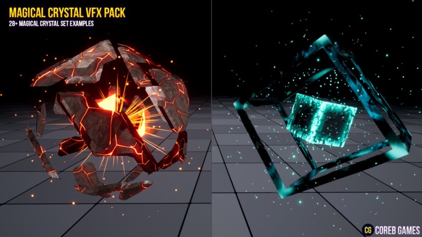 魔法水晶视觉特效包 Magical Crystal VFX Pack