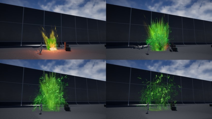 液体爆炸视觉特效 Liquid Explosion VFX
