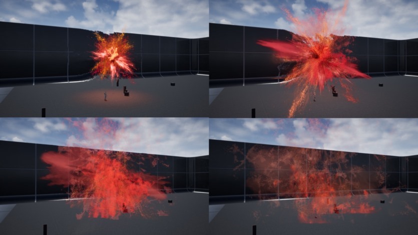 液体爆炸视觉特效 Liquid Explosion VFX