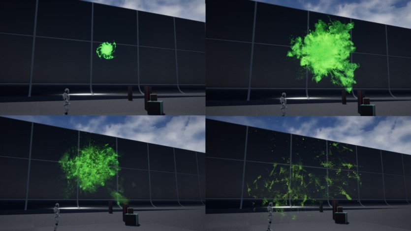 液体爆炸视觉特效 Liquid Explosion VFX
