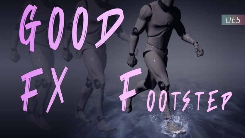 步行、跑步、跳跃和着陆而创建的视觉震撼效果 GOOD FX Footstep