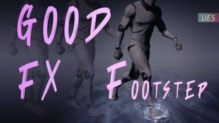 步行、跑步、跳跃和着陆而创建的视觉震撼效果 GOOD FX Footstep