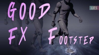步行、跑步、跳跃和着陆而创建的视觉震撼效果 GOOD FX Footstep
