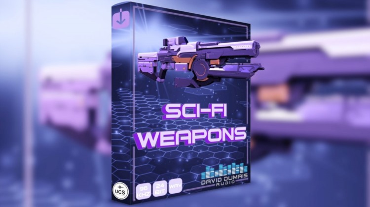 各种射击游戏1000+种高科技科幻重装武器机械音效 Epic Stock Media Sci-Fi Weapons Pack 1