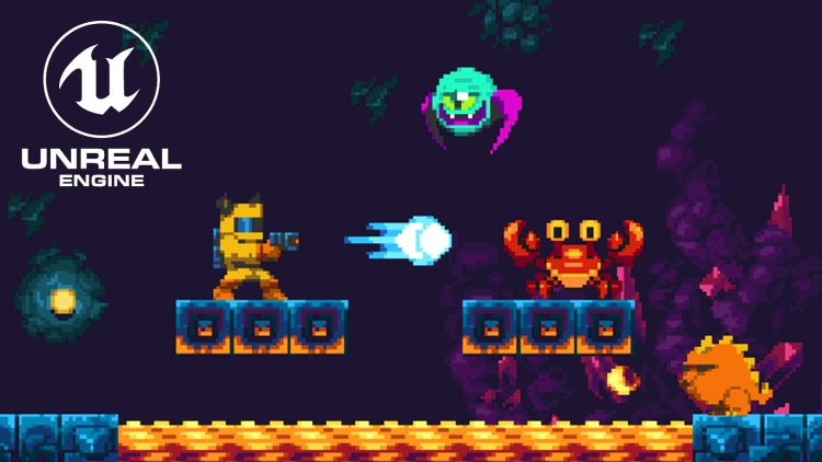 虚幻引擎5制作2D动作平台游戏 Make a 2D Action Platformer in Unreal Engine 5