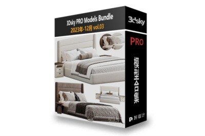 3dsky Pro 2023年12月3D模型合辑第三季 | 234套 | 10.9GB