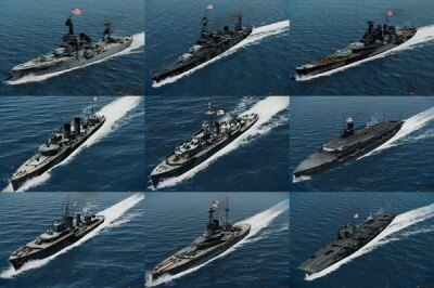141艘军舰航母潜艇3D模型合集 141 ships 3d models