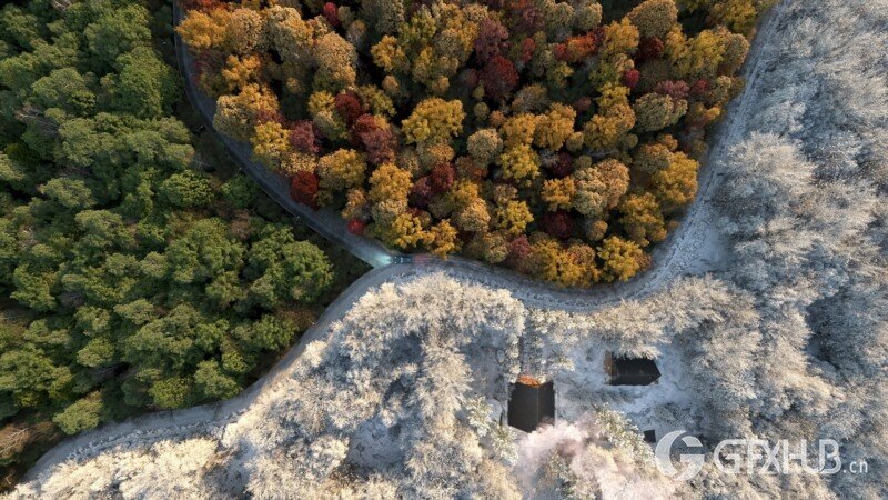 120 个夏季、秋季和冬季树木3D模型 Evermotion - Archmodels vol. 258