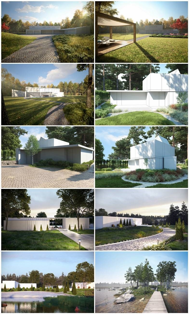 全模型3D景观场景 Evermotion - Archexteriors vol.30
