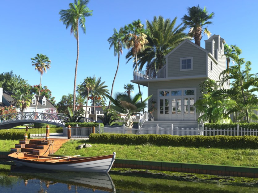 10个现代别墅会所外部3D模型场景 Evermotion - Archexteriors vol.34