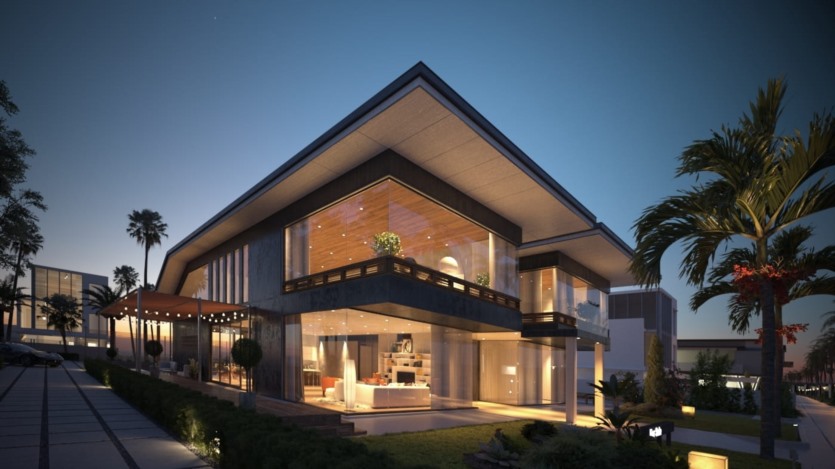 10个现代别墅会所外部3D模型场景 Evermotion - Archexteriors vol.34