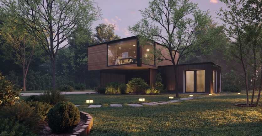 10个现代别墅会所外部3D模型场景 Evermotion - Archexteriors vol.34