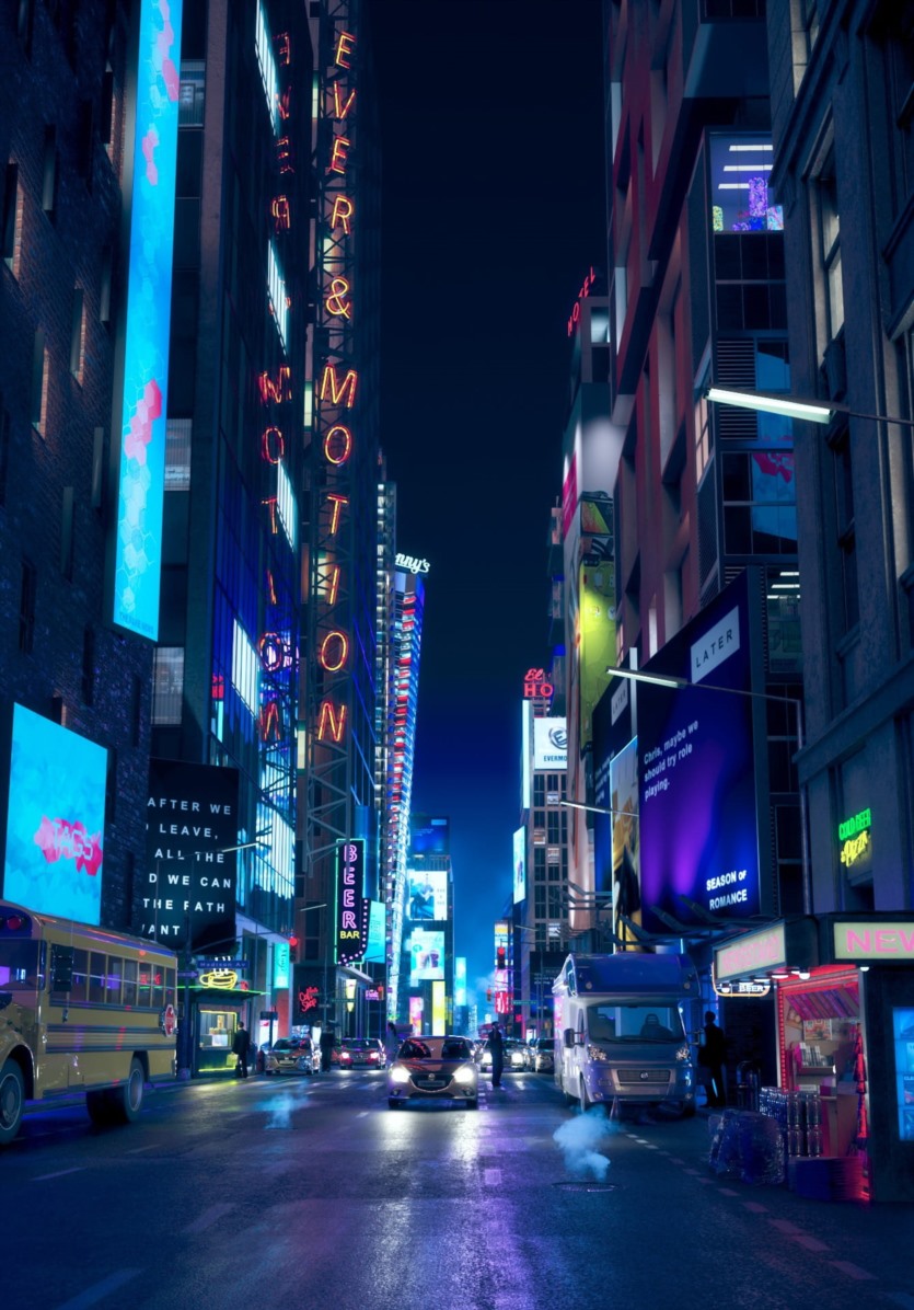 10个夜景城市建筑3D模型场景 Evermotion - Archexteriors vol.37