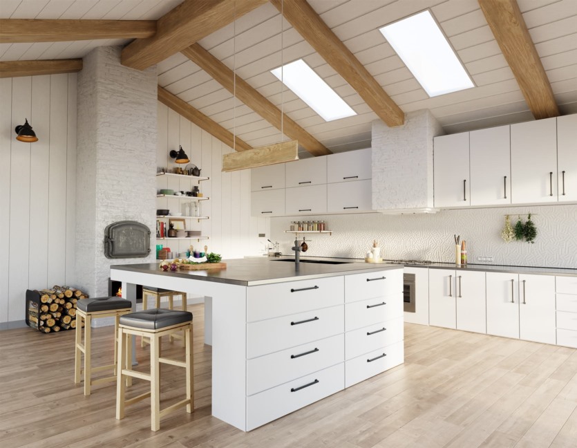 10个高品质厨房室内3D模型场景 Evermotion - Archinteriors vol. 58 for Blender
