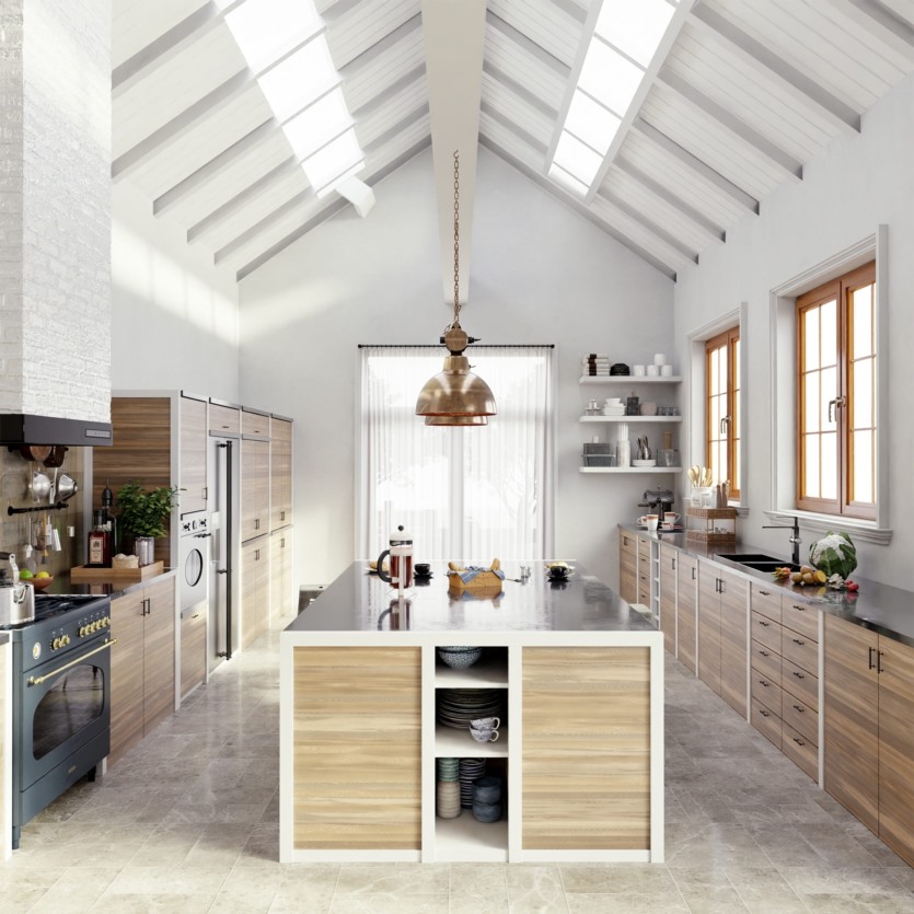 10个高品质厨房室内3D模型场景 Evermotion - Archinteriors vol. 58 for Blender