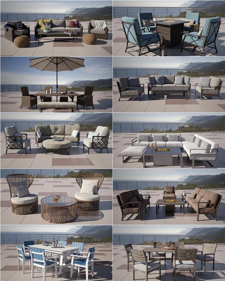 36套专业高质量户外家具套装3d模型 Evermotion – Archmodels vol.256