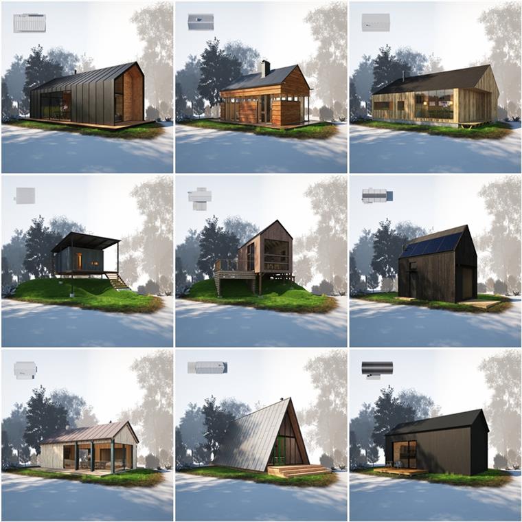 12间小屋和20间现代小别墅 Evermotion – Archmodels vol.254