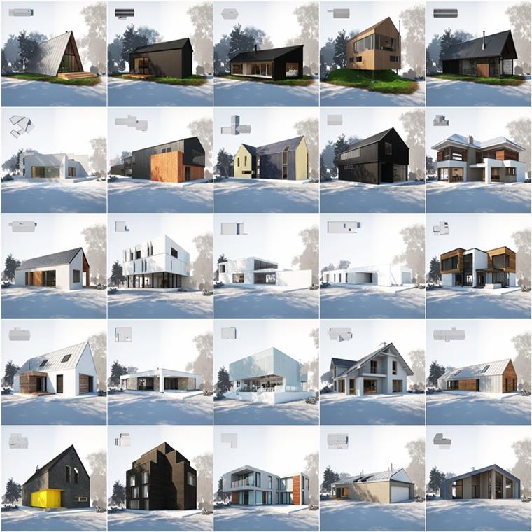 12间小屋和20间现代小别墅 Evermotion – Archmodels vol.254