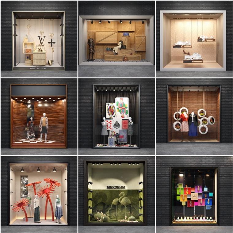 现代商店展览购物中心3D模型 Evermotion – Archmodels vol. 239