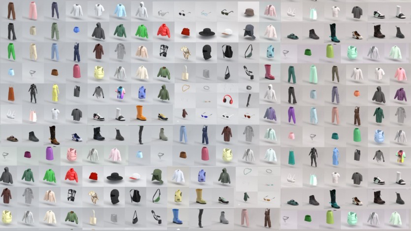 150种服装鞋类3D模型和材质资源包 Digital Fashion VERYBASICS - VirtualWardrobe & Asset Pack