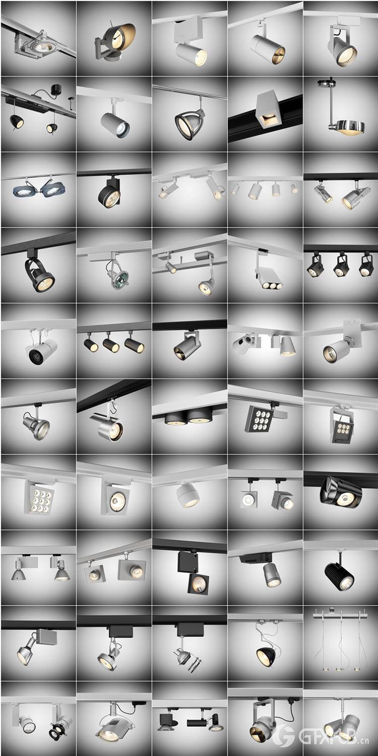 50 个专业高品质灯具3D模型 Evermotion – Archmodels Vol.140