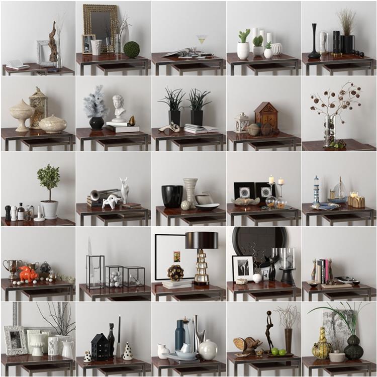 44 套专业高品质陈设饰品3D模型 Evermotion – Archmodels Vol.139
