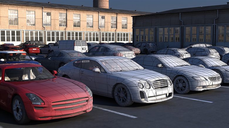 50个低多边形汽车3D模型 Evermotion – Archmodels Vol.132